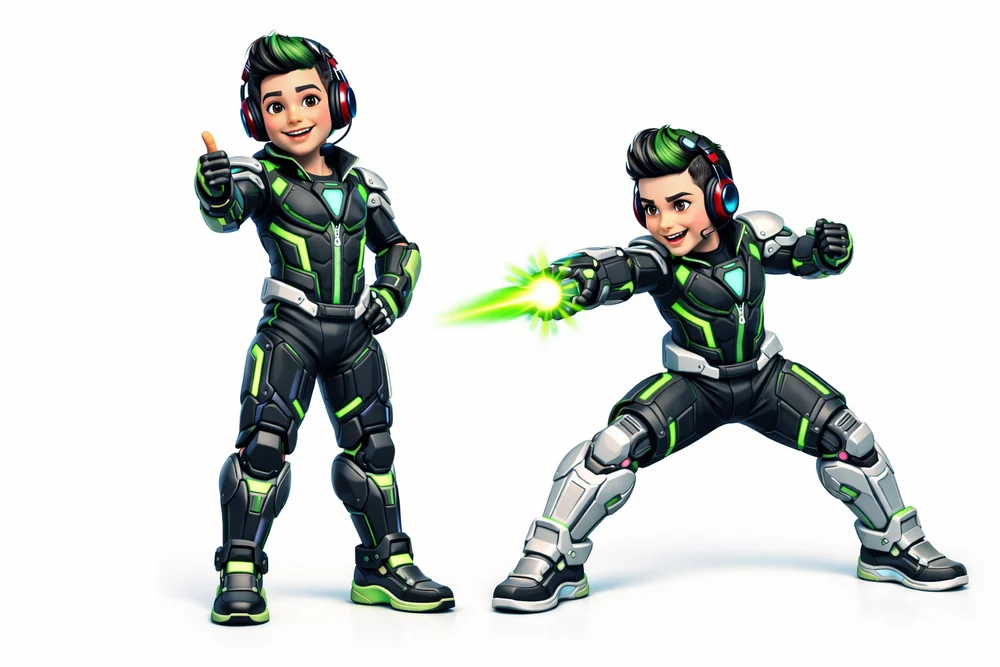 Cissko Jr in exosuit