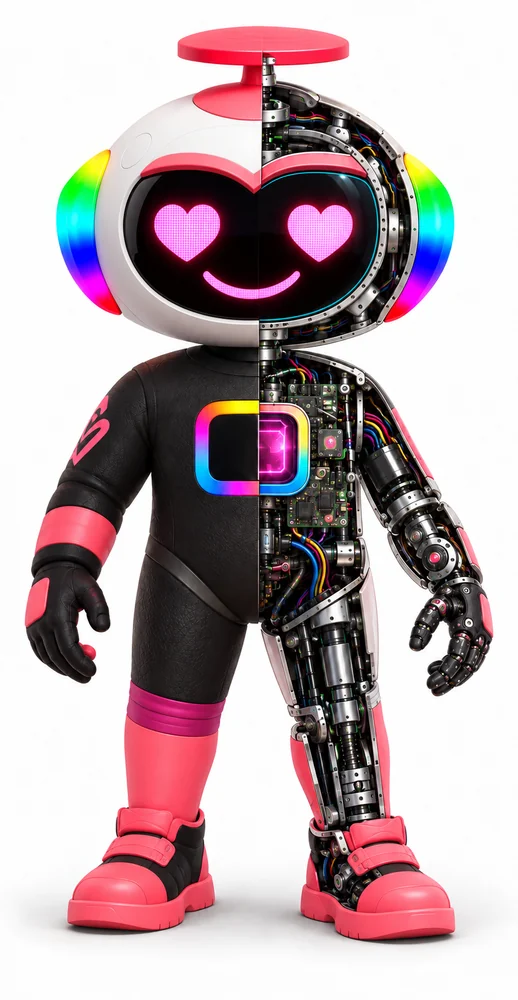 Linky robot cutaway