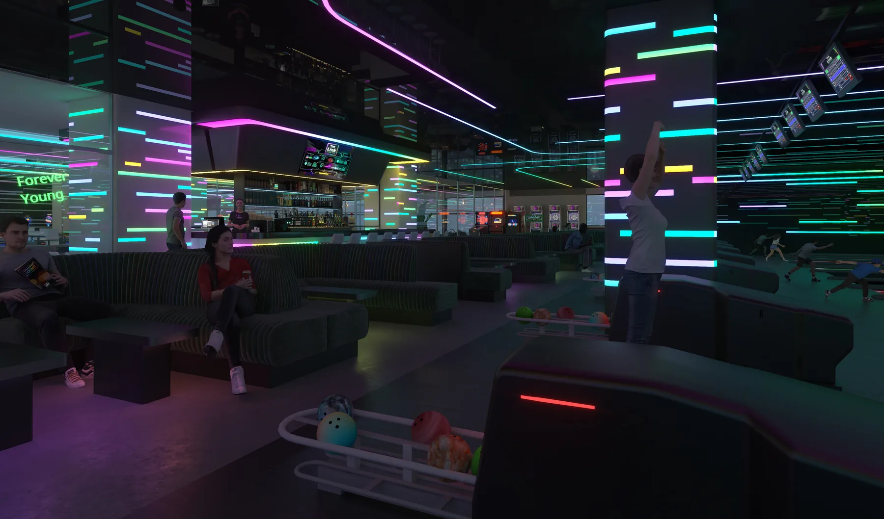 Lanes and lounge