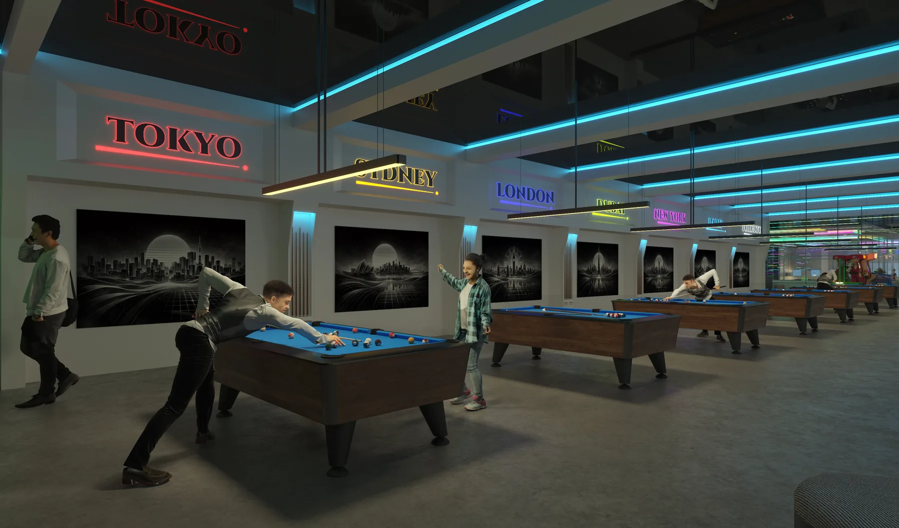 Eight-ball tables