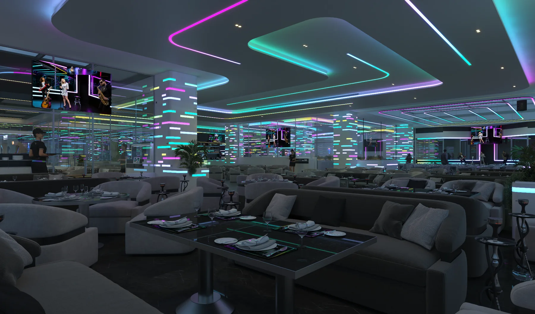 Event room lounge seating