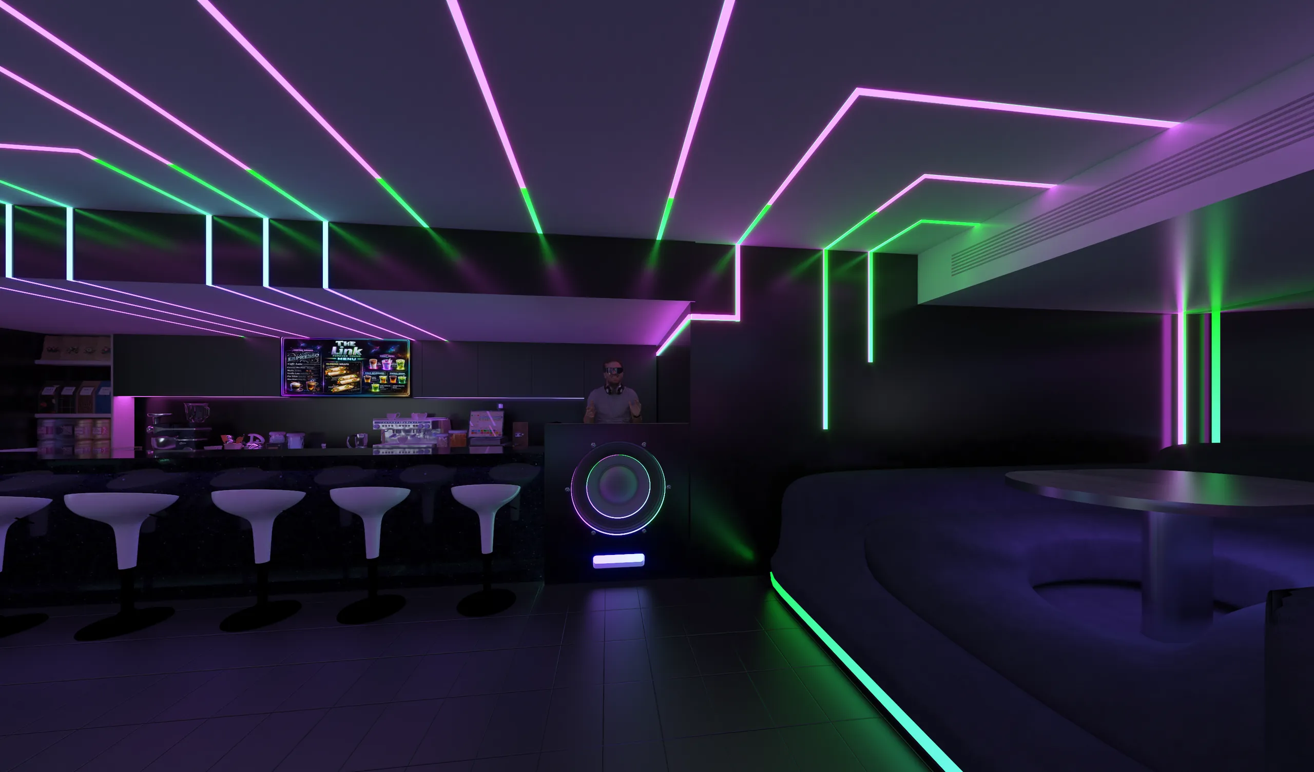 The Node party room