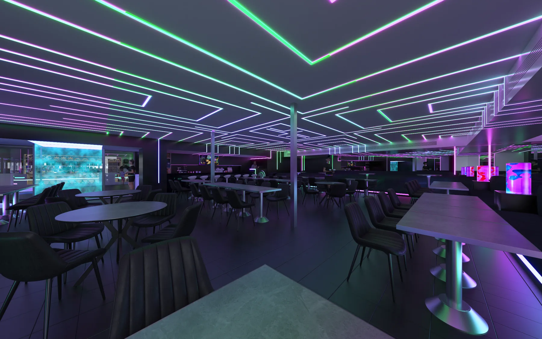 The Node birthday room