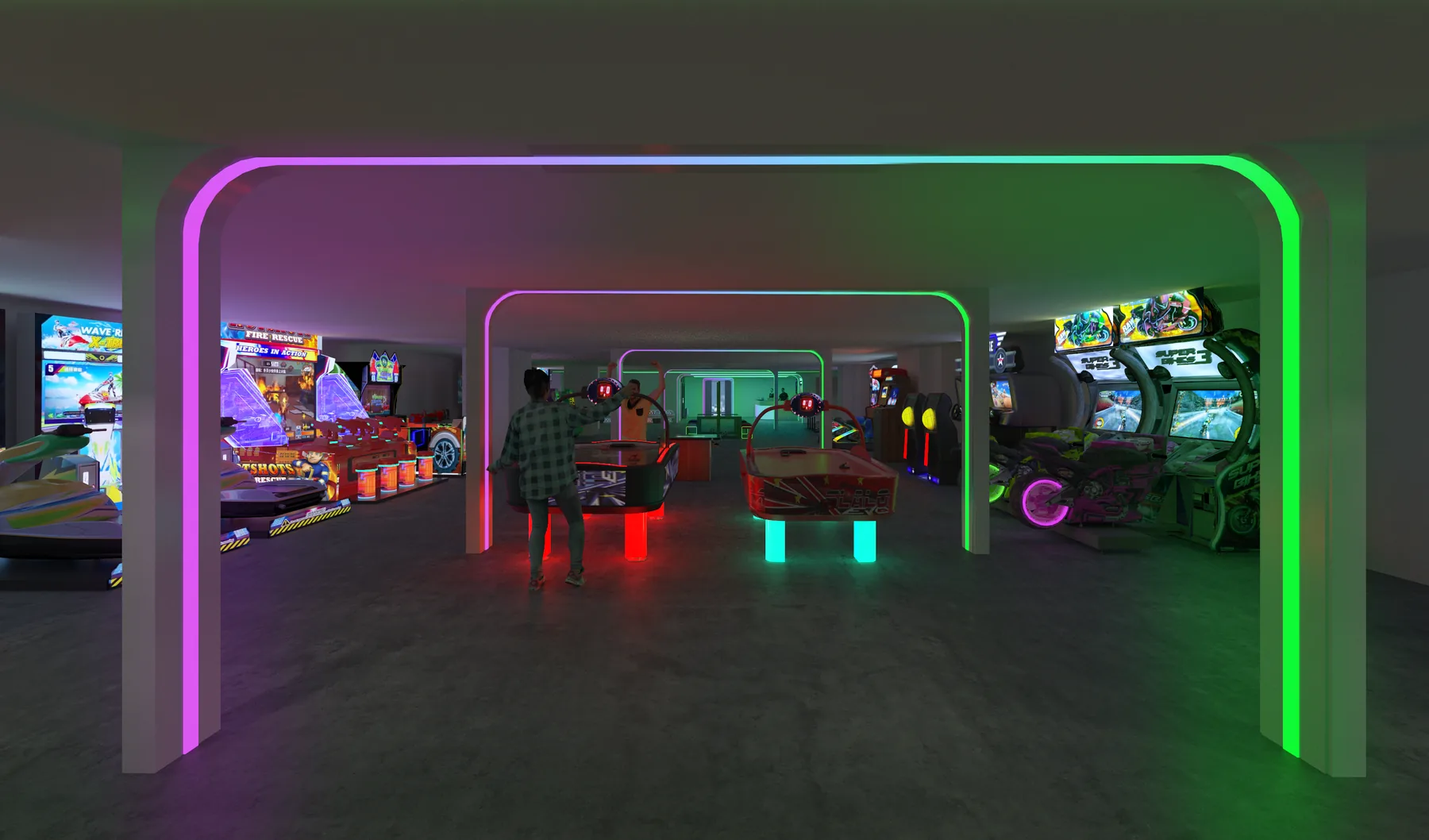 Arcade area