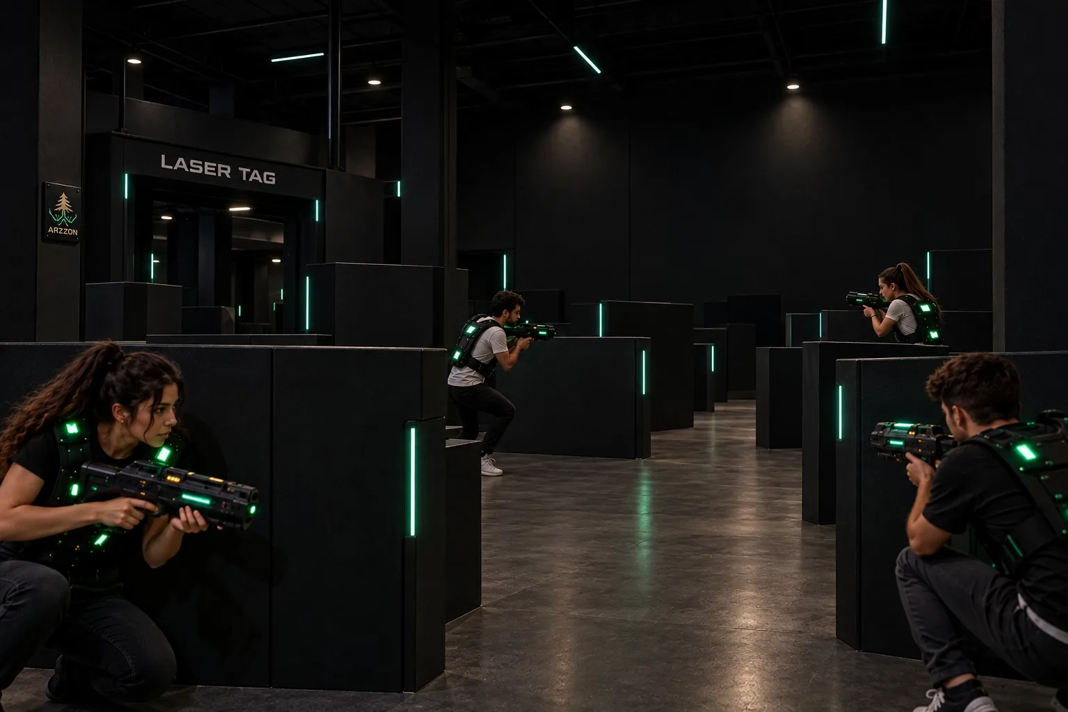 Laser tag arena