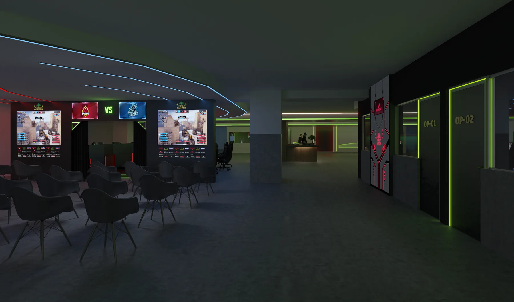 Tournament area