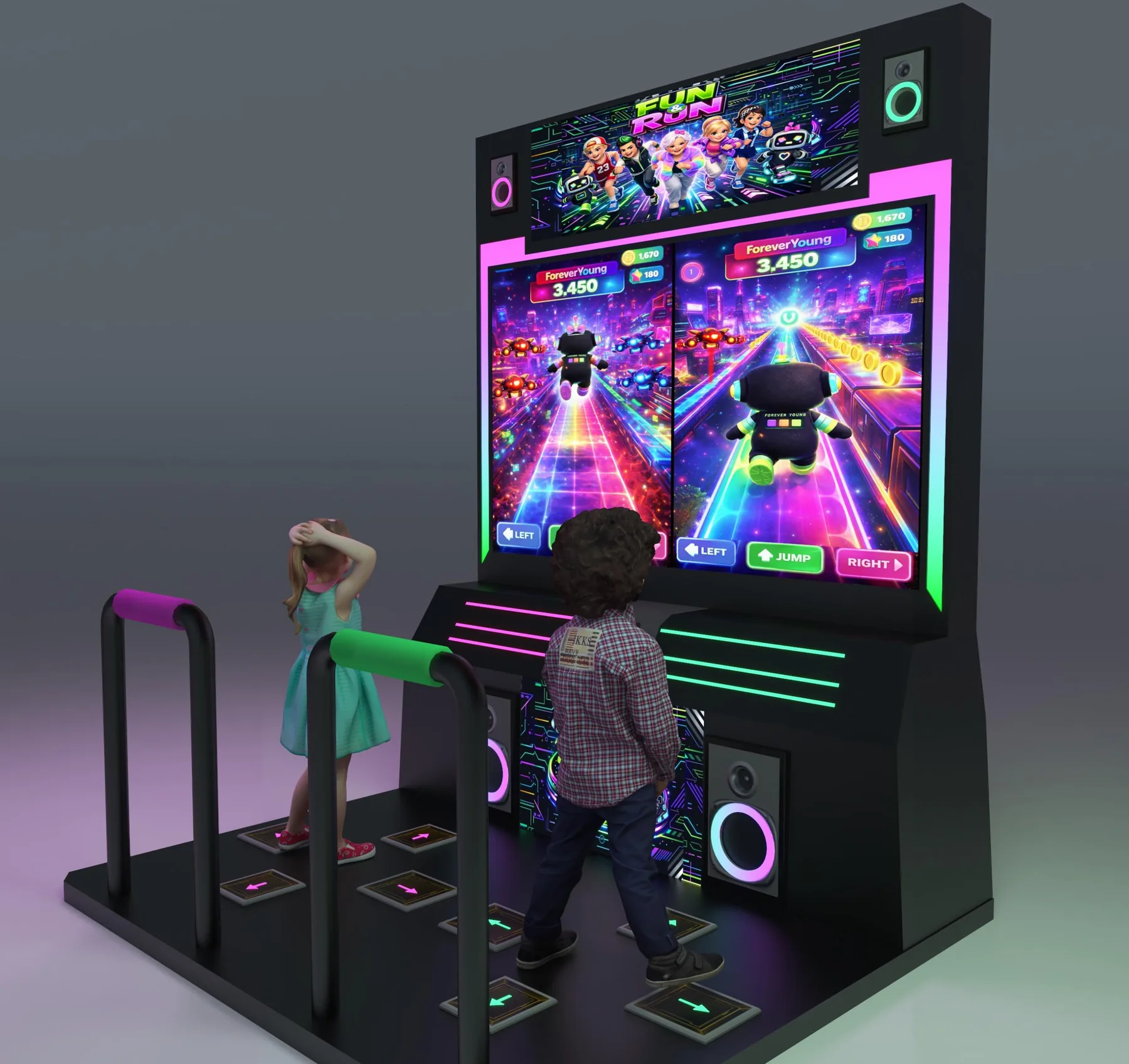 Fun Run arcade machine concept