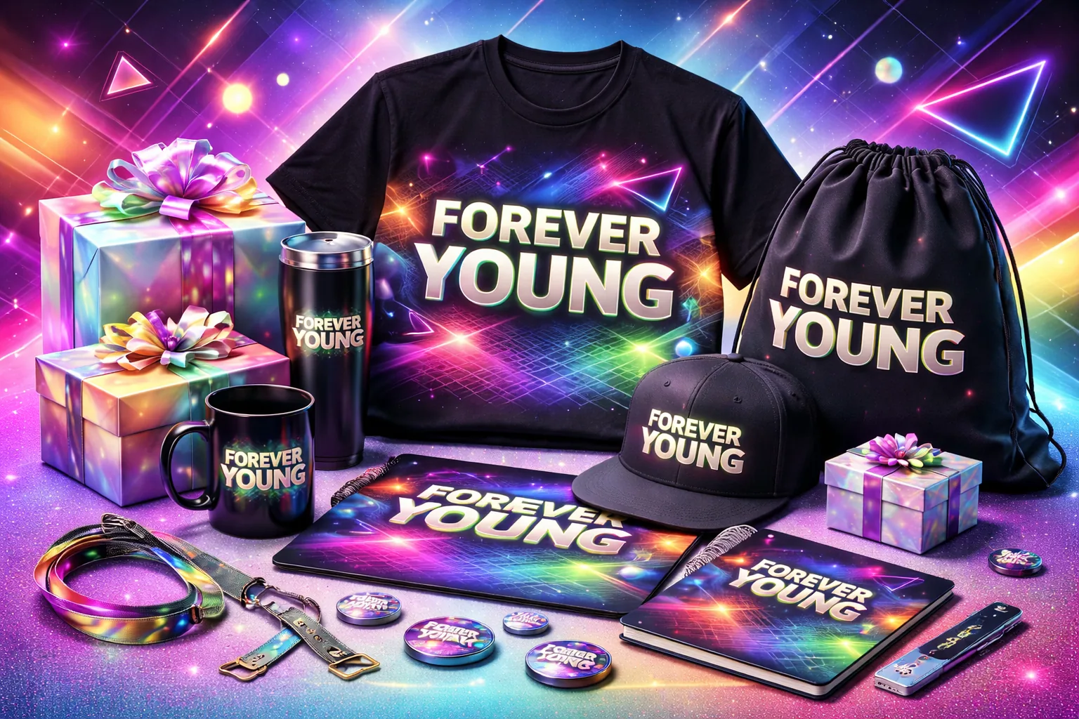 Forever Young merchandise
