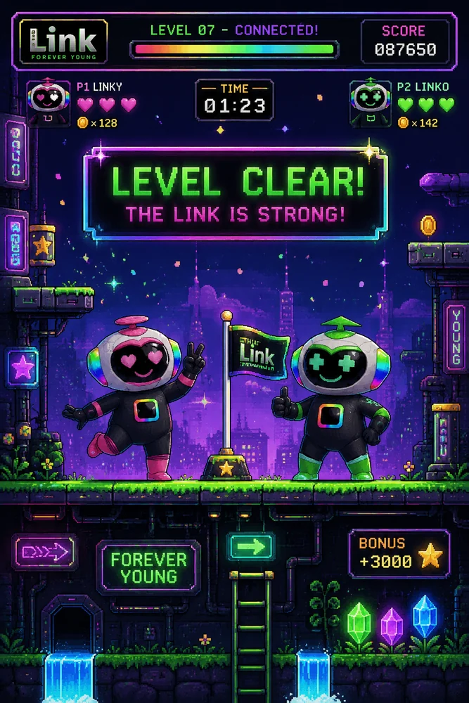 Linky and Linko mobile game screen